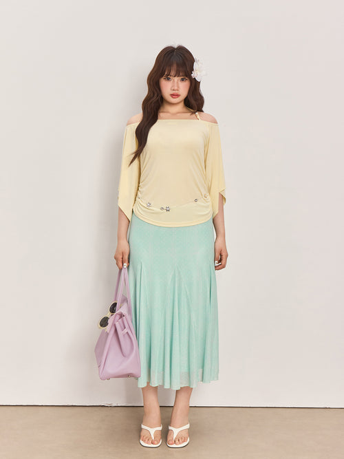 Beaded Short Sleeve